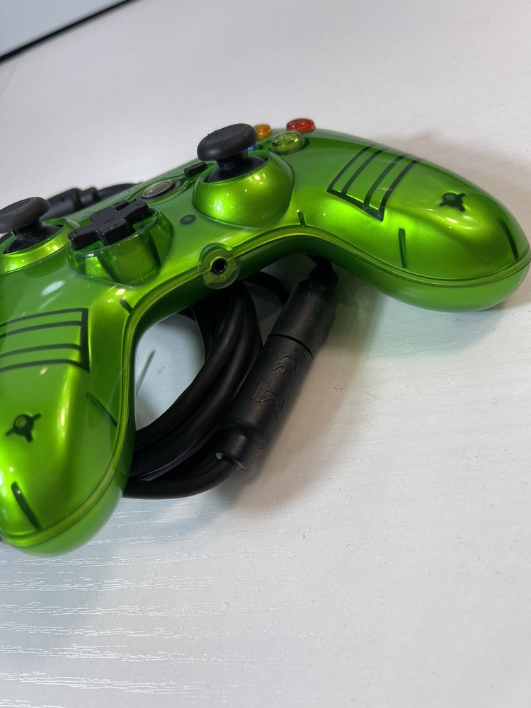 Power A Mini Green Liquid Metal Controller for Xbox 360