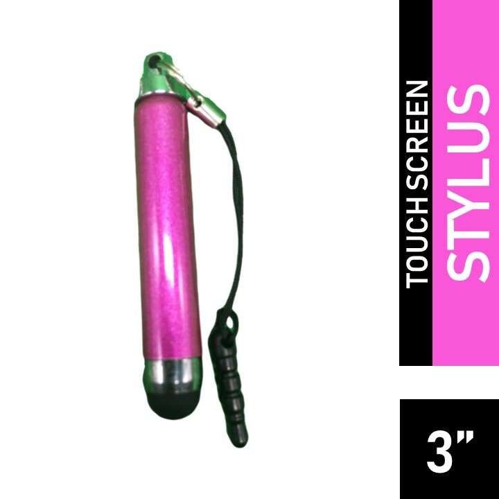 Pink Keychain Universal Touchscreen Stylus