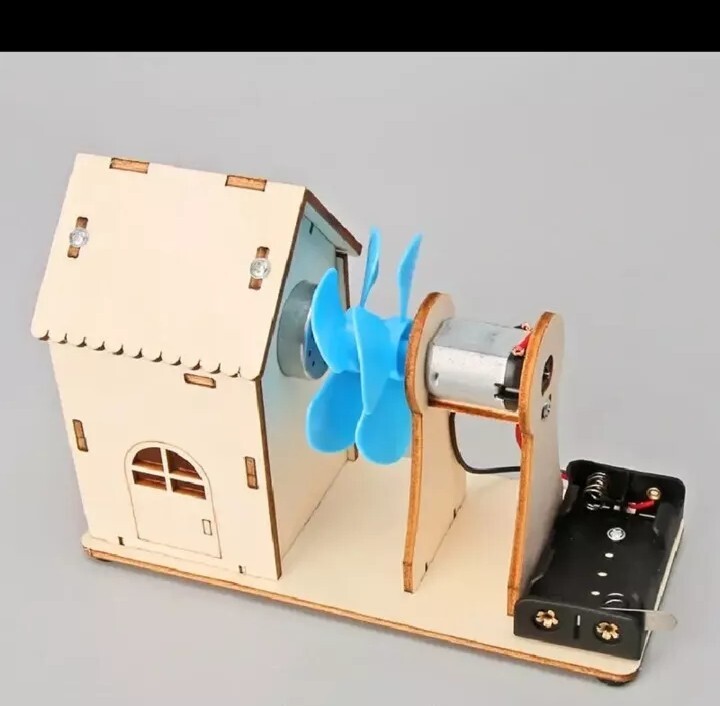DIY Wind Power Generation Kit for Science Experiments and Teaching Materials