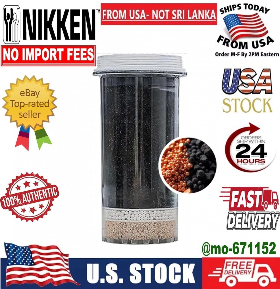 Nikken PiMag Aqua Pour Water Filter Cartridge w/ Ionic Copper Particles NEW 🔥