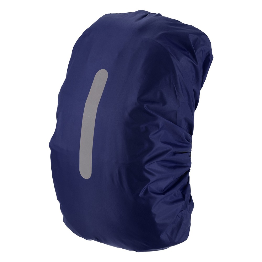 65L-75L Backpack Rain Cover with A Vertical Reflective Strap [Old Blue]