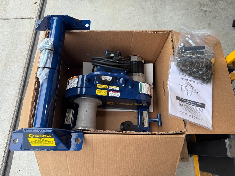 NEW - Current Tools Model 88 Cable Puller - 8845 Cable Pulling Package w/ Mount