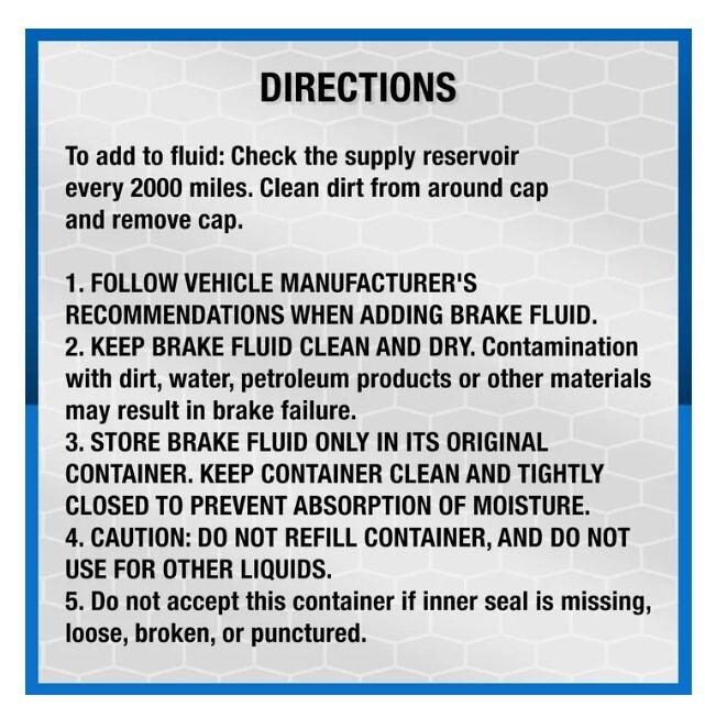 Super Tech Dot 4 Brake Fluid, 12 fl oz