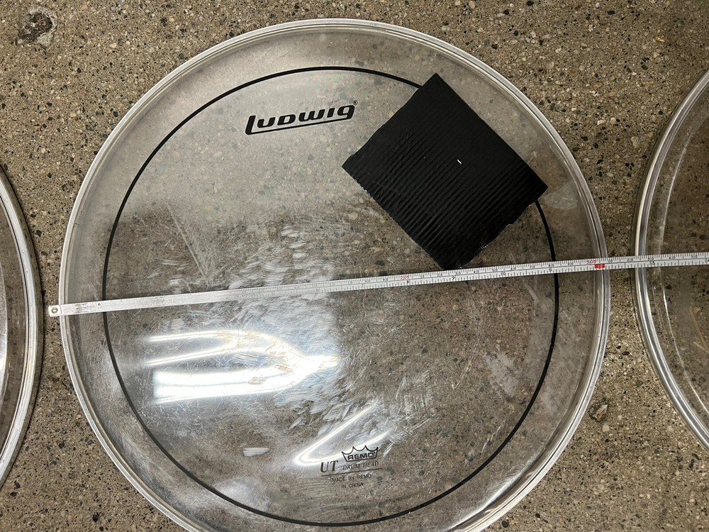 DRUM HEAD LOT LUDWIG EVANS CLEAR