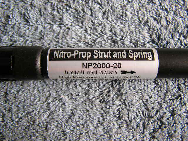20 in 20lb RV Entry Door Damper Rod Nitro-Prop Gas Spring Strut Shock Assist Rod