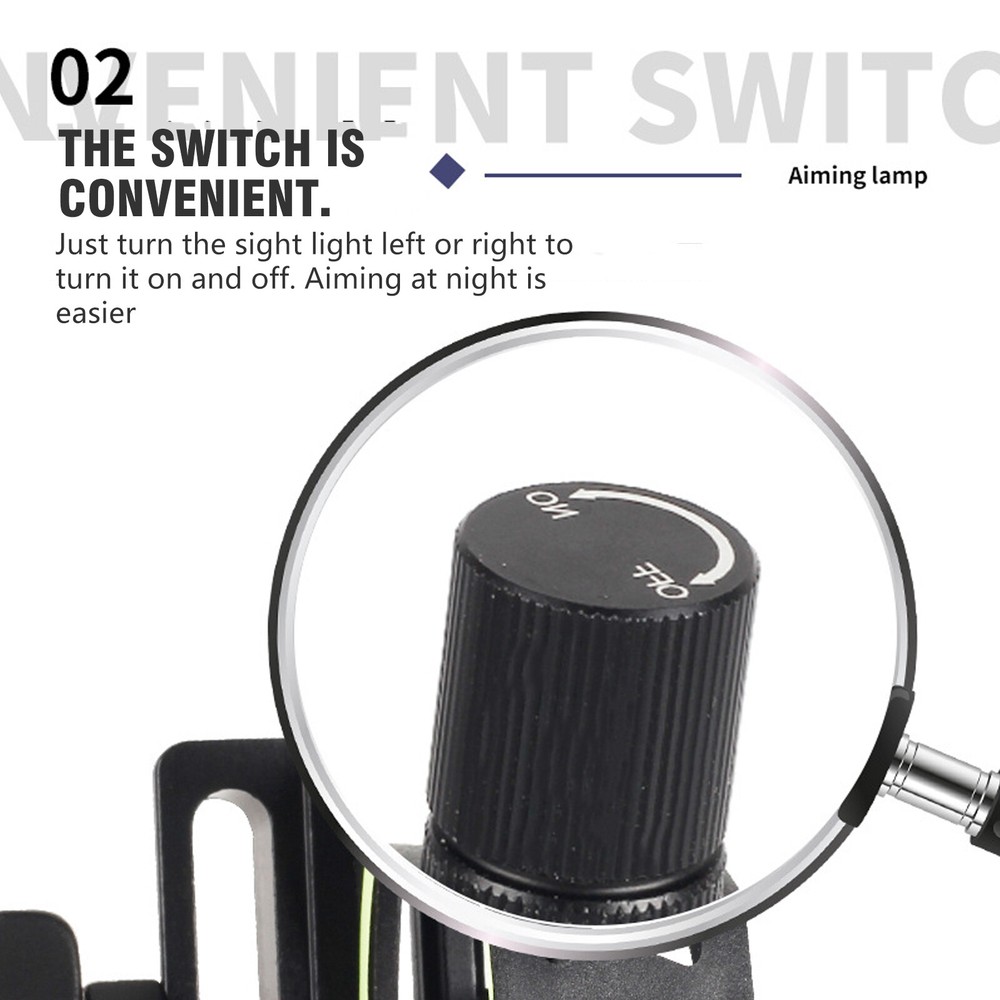 Compound Bow Sight Light Bowlight LED Continuous Adjustable 3/8-32 Thread Sqzk