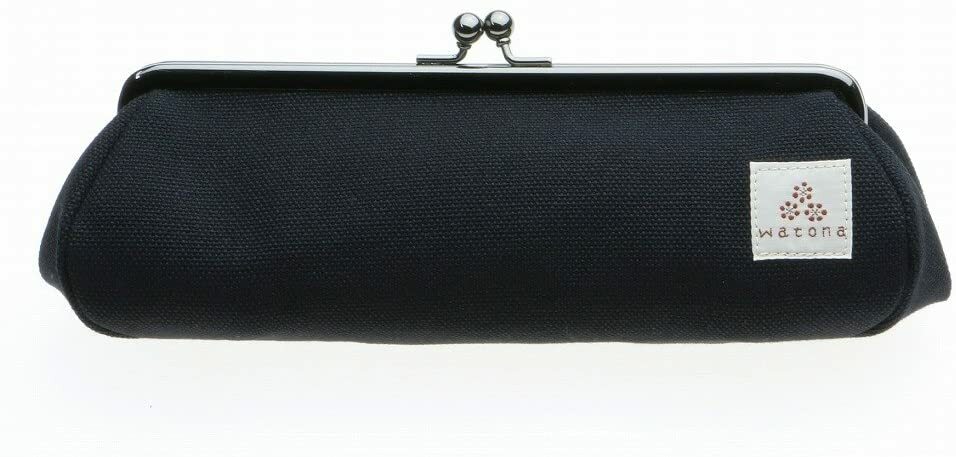 watona Gamaguchi pen case black