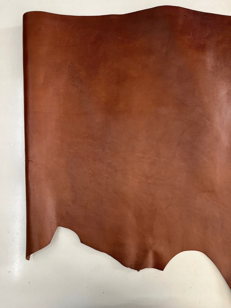 Cow Leather hide, genuine cow leather sheets, milled with two tone pull up effe