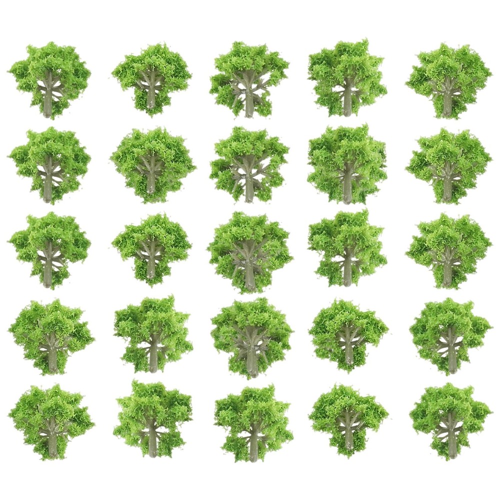 Model Tree Park Scenery Pure Handmade Scale Tree Train Railroad About 4CM