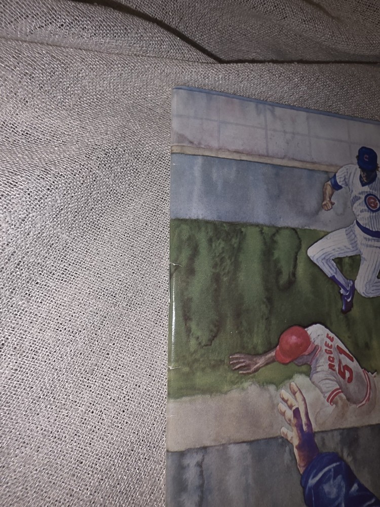 1985 CHICAGO CUBS SPRING TRAINING PROGRAM/SCORECARD MILWAUKEE BREWERS