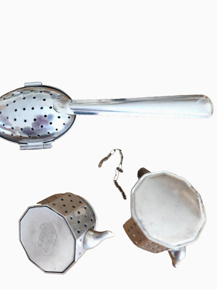 Tea Infusers Lot of 3 - Spoon and two tea pots pre-owned