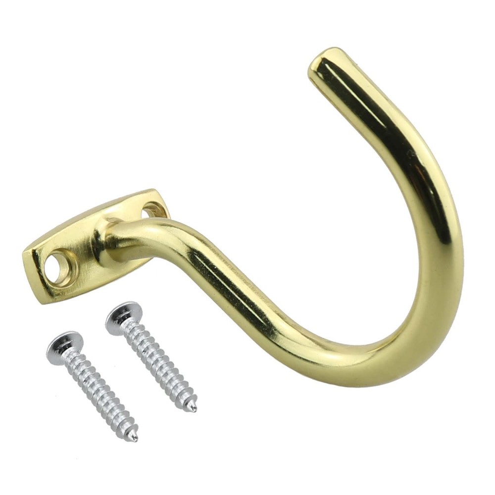 Snooker Billiard Table Solid Brass Board Cue Hook With 2 Mounting Screws