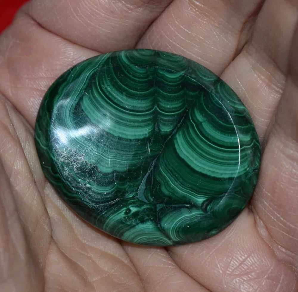 Malachite Worry Stone #3