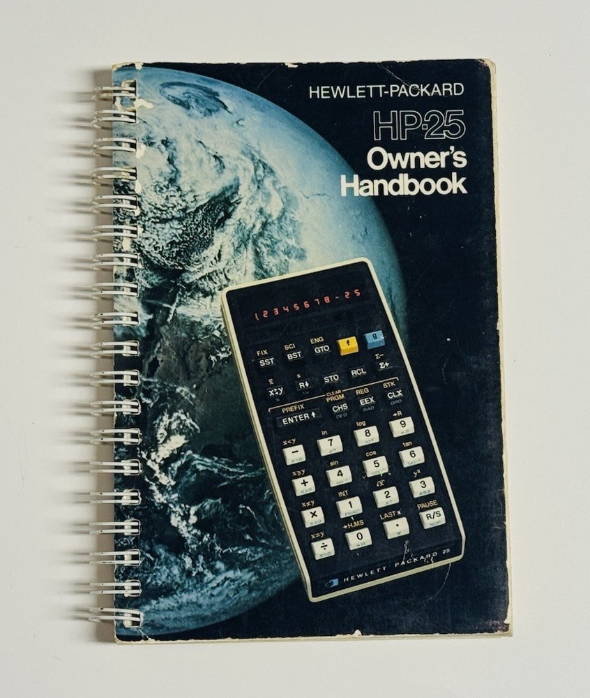 Hewlett Packard HP-25 Owner's Handbook