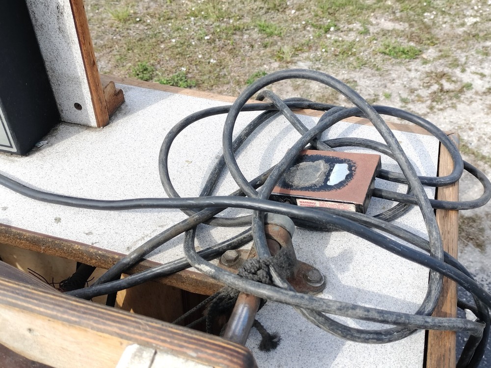 Custom Leeson Speedmaster Roller Press Table w Motor + Gearbox - 4 Cable or Wire