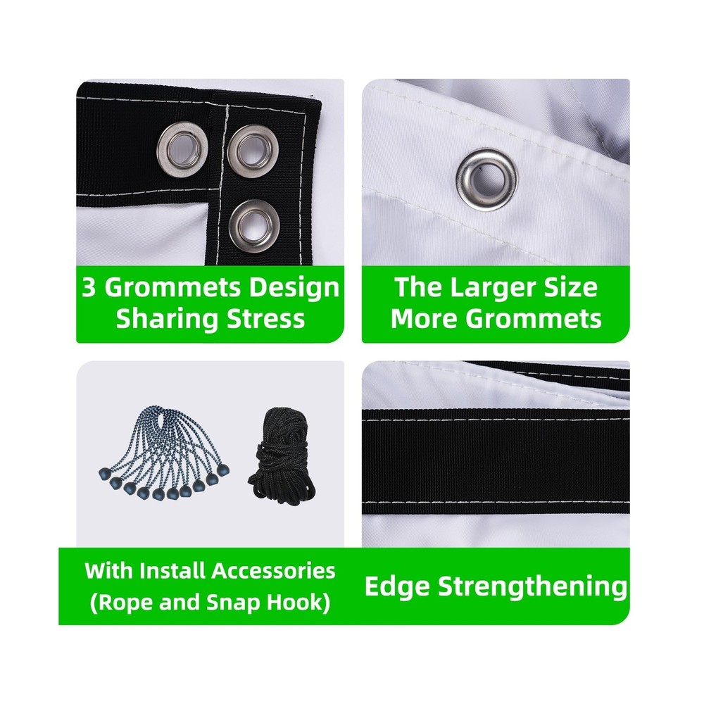 Golf Impact Screen,Thicker Golf Simulator Impact Screen with Probe and Snap H...