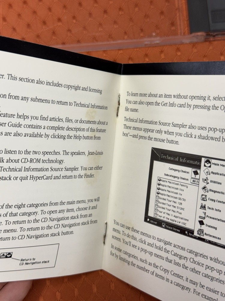 Information Source CD Loaded w/ Macintosh SW/Info by Apple Computer 1990 Sampler