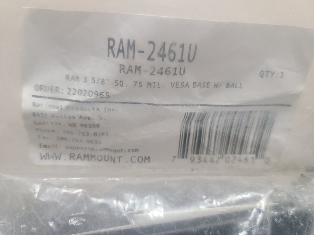 RAM Mounts RAM2461U VESA Plate