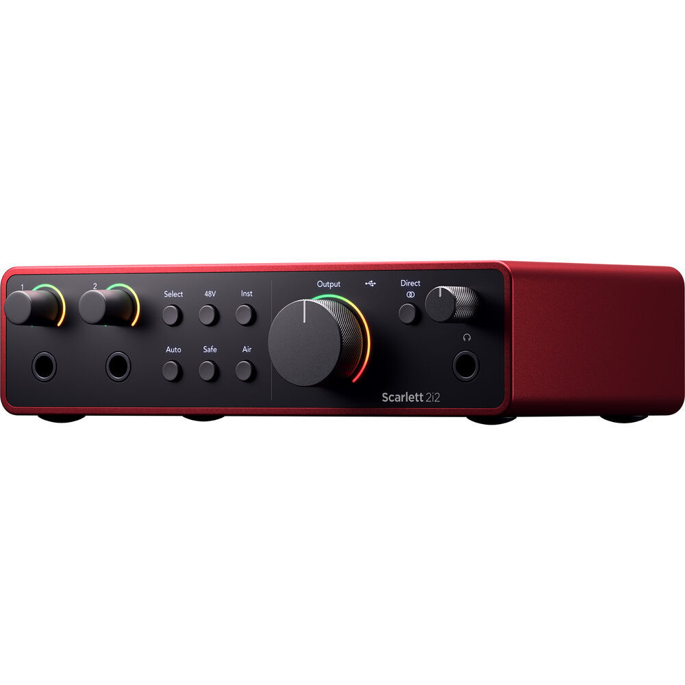 Focusrite Scarlett 2i2 Studio USB-C Audio Interface with Microphone and Headphon