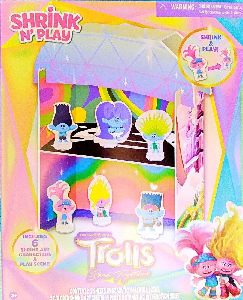 DREAMWORKS TROLLS - Shrink And Play Craft Activity Playset