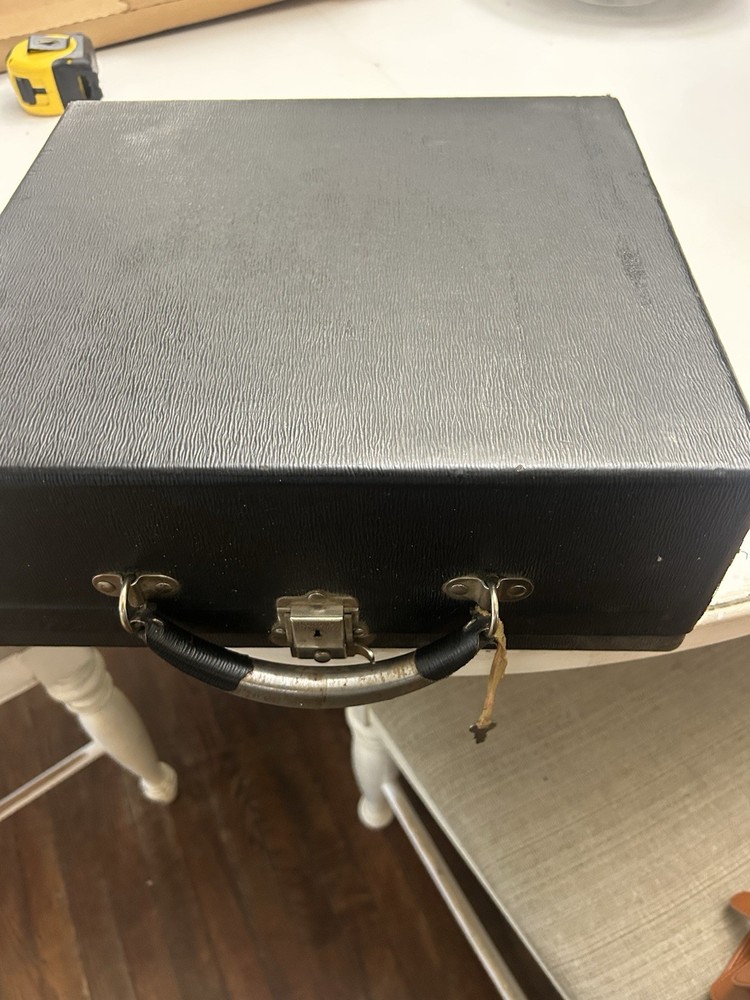 Corona Portable Typewriter Black with Case