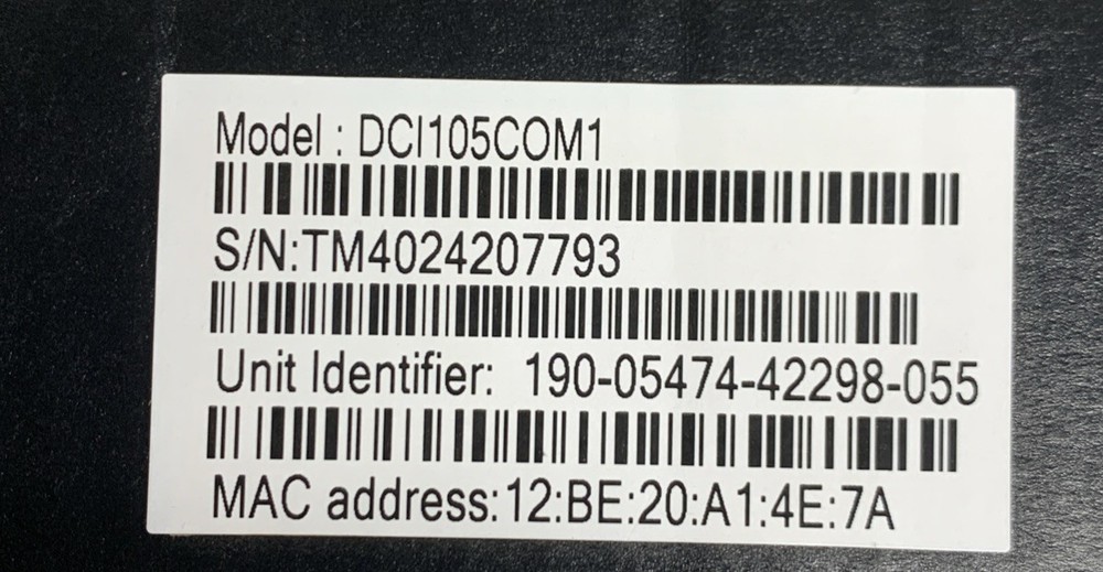Xfinity Comcast Digital Transport Adapter Self-Installation Kit DCI105COM1 New!