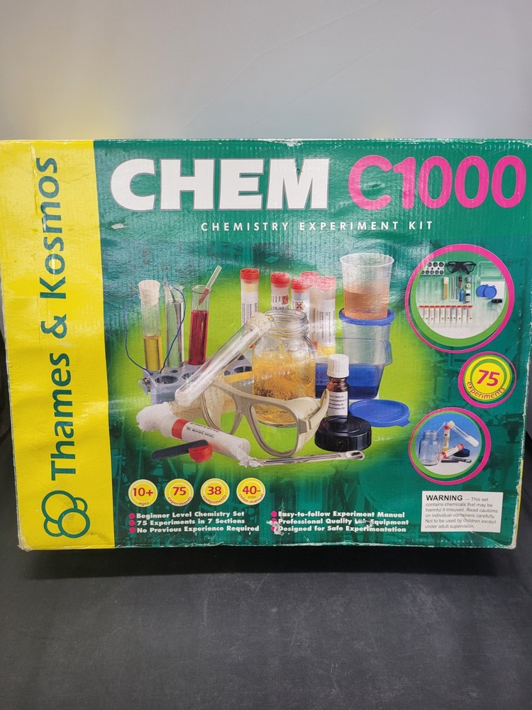 Thames & Kosmos 640118 Chem C1000 Chemistry Experiment Kit