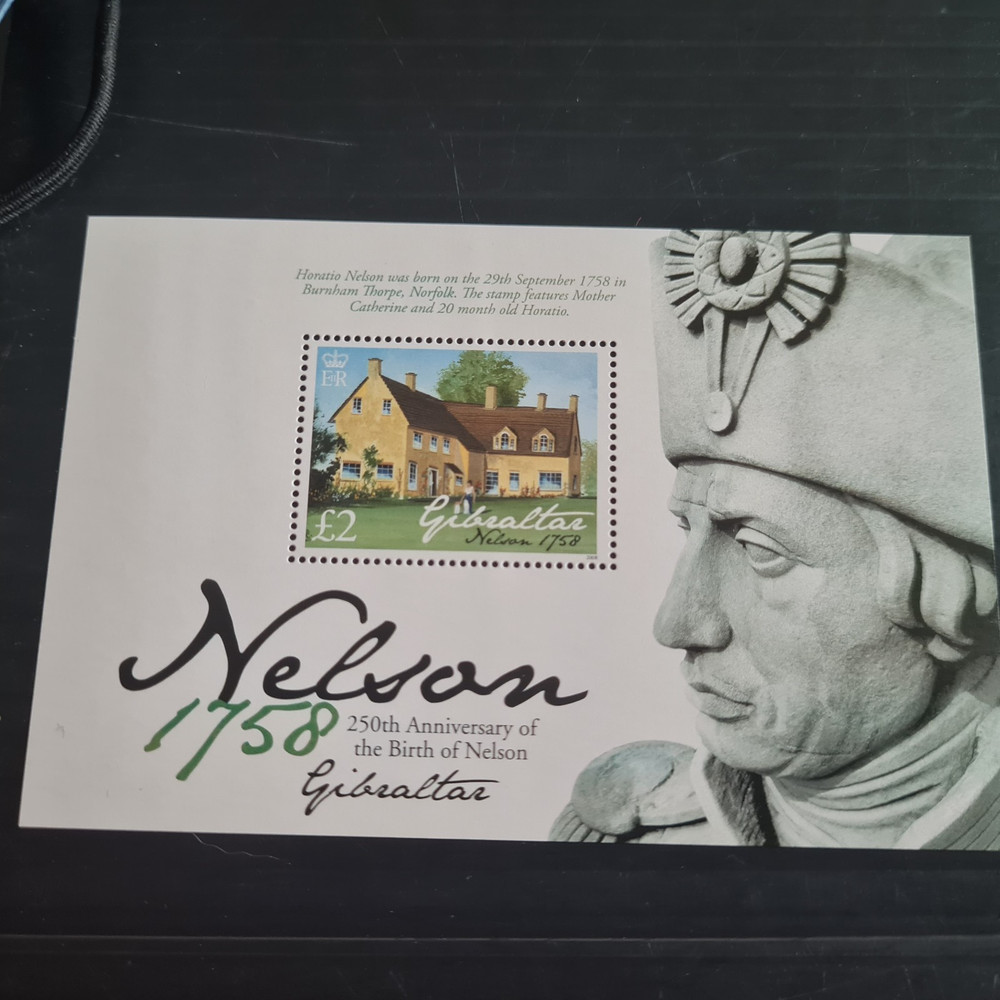 GIBRALTAR 2008 SG MS1274 NELSON  MNH