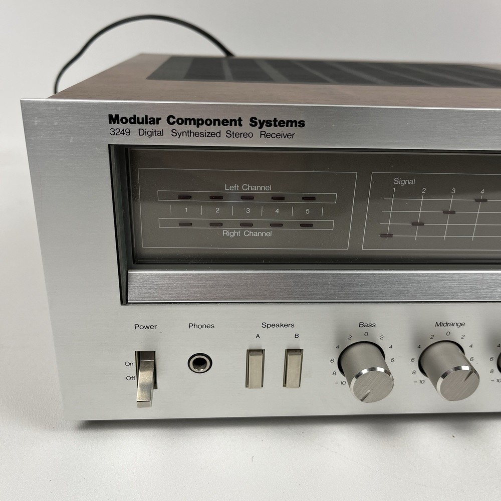 Vintage MCS 3249 Modular Component Systems Stereo Receiver Amplifier W/ Manual