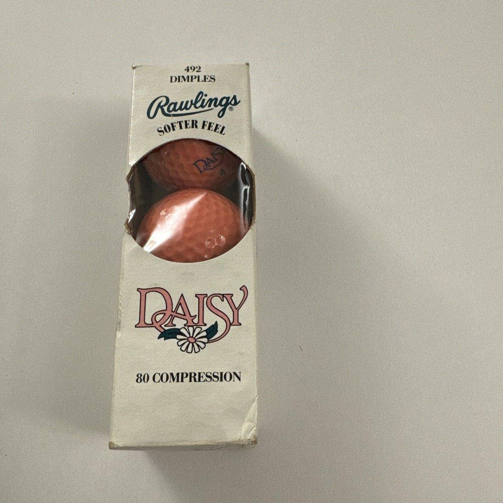 Rawlings Daisy Pink Golf Ball 3 Pack 492 Dimples B43