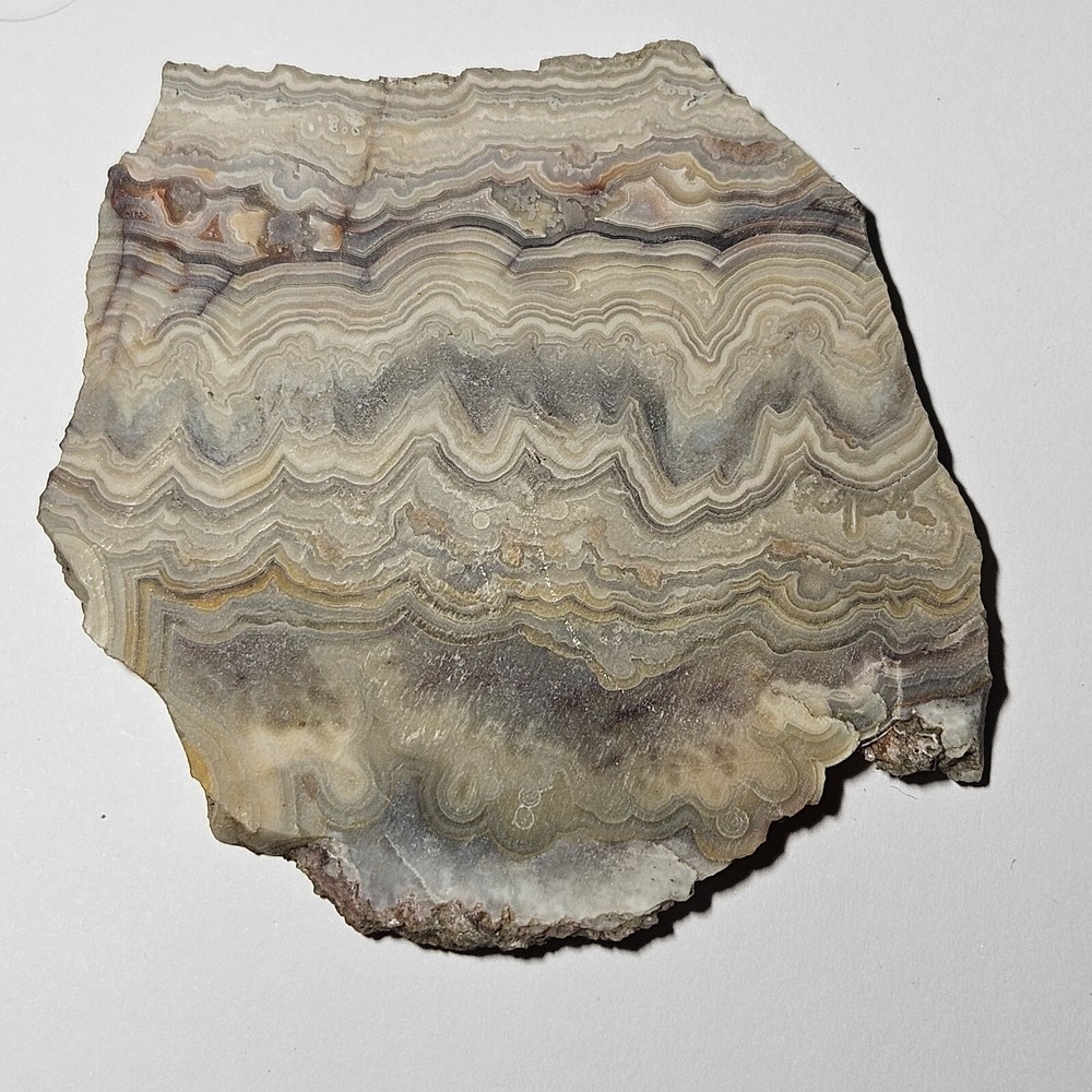 Laguna Lace Agate Slab Mexico 55 Grams