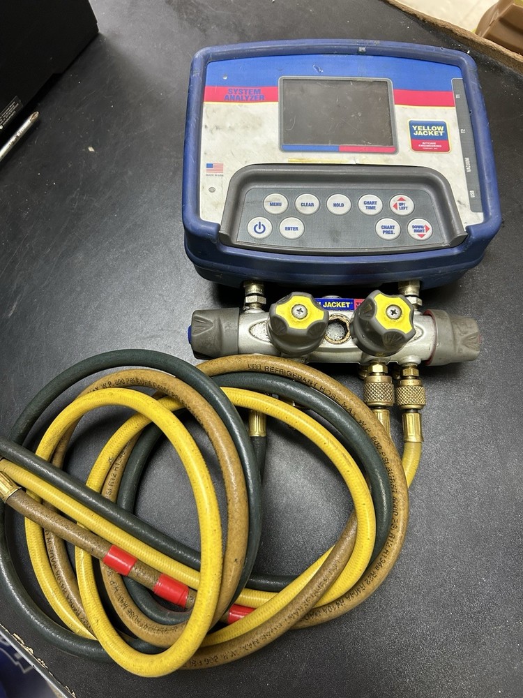 Ritchie Yellow Jacket Refrigeration 40815 System Analyzer with 60" Hose
