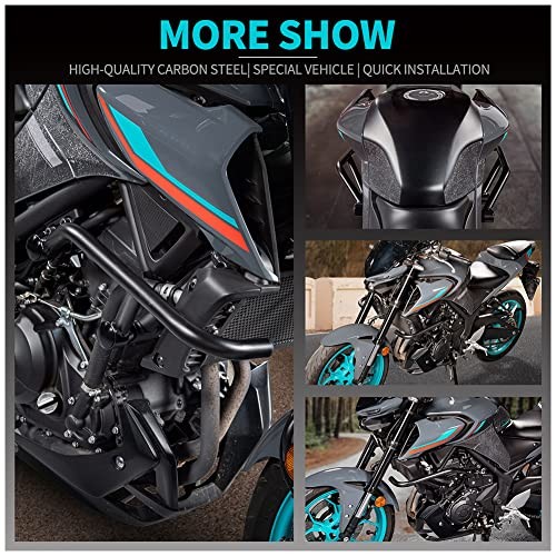 Motorcycle Steel Crash Bar Highway Freeway Engine Guard Bumper Frame Falling