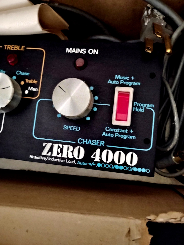 Pulsar Zero 4000 Lighting Controller - Audio Input Control, 1980's, Made In UK