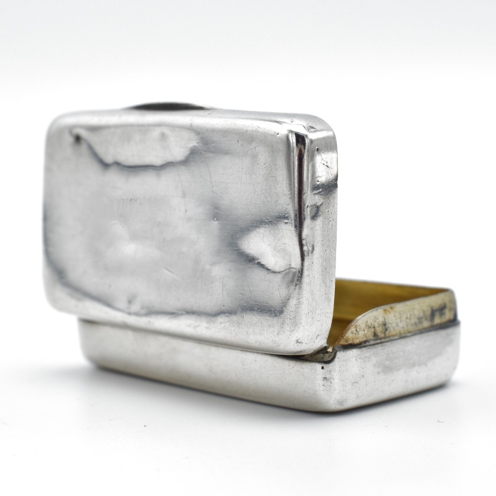 Antique Georgian Solid Silver Snuff Box1810 George III