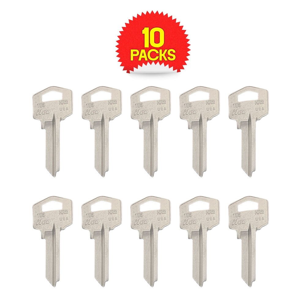 HR2 / TE3 Key Blank 5-Pin Nickel