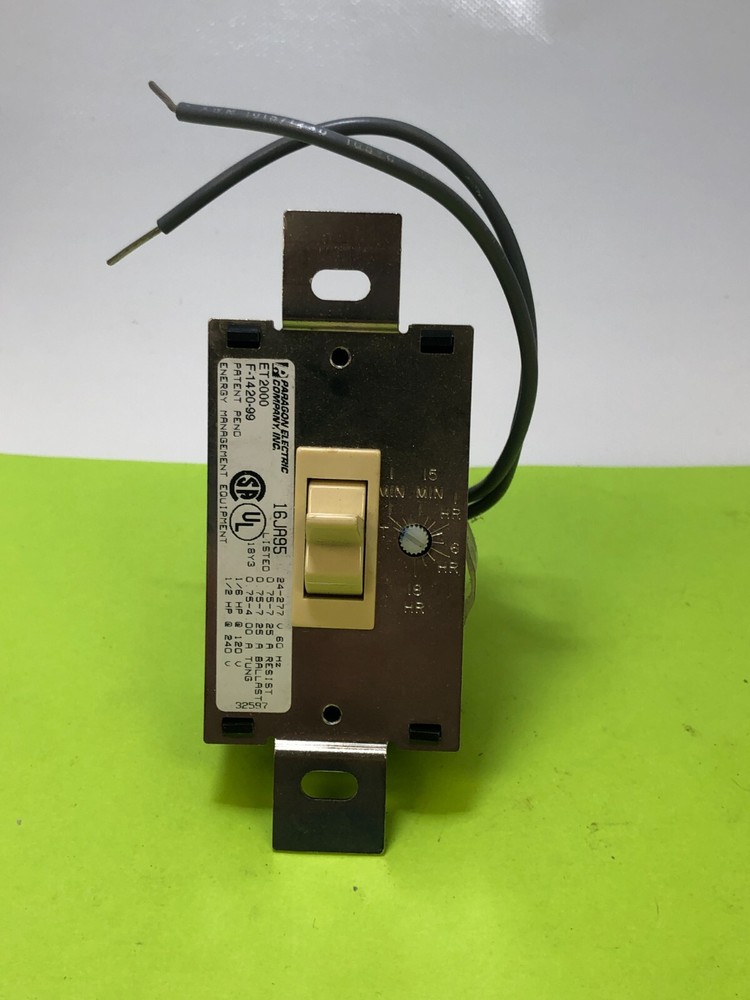 Paragon Electric Switch Command ET2000 Elect. 18hr. Switch/Timer 16JA95