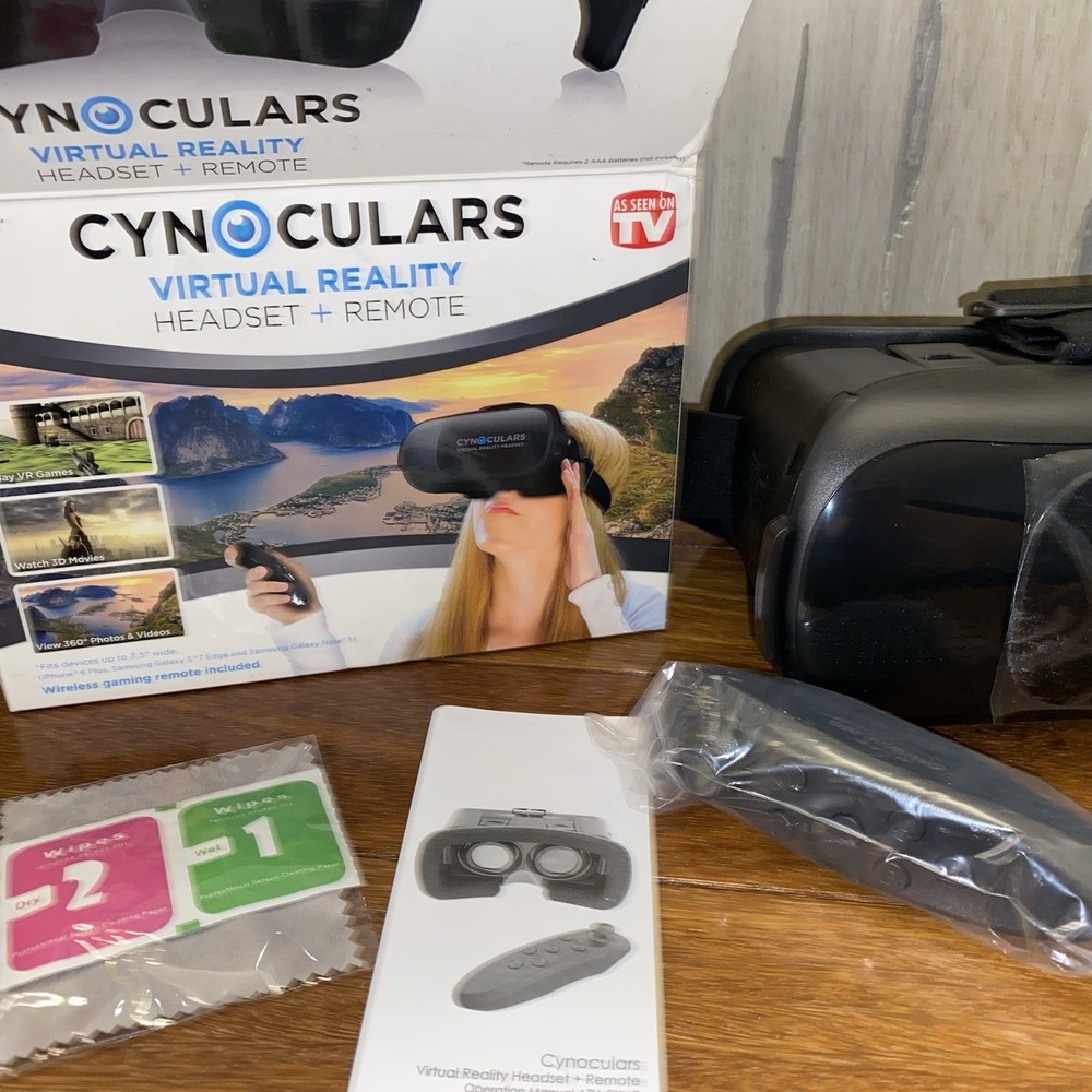New HYPE CYNOCULARS Virtual Reality Headset + Remote