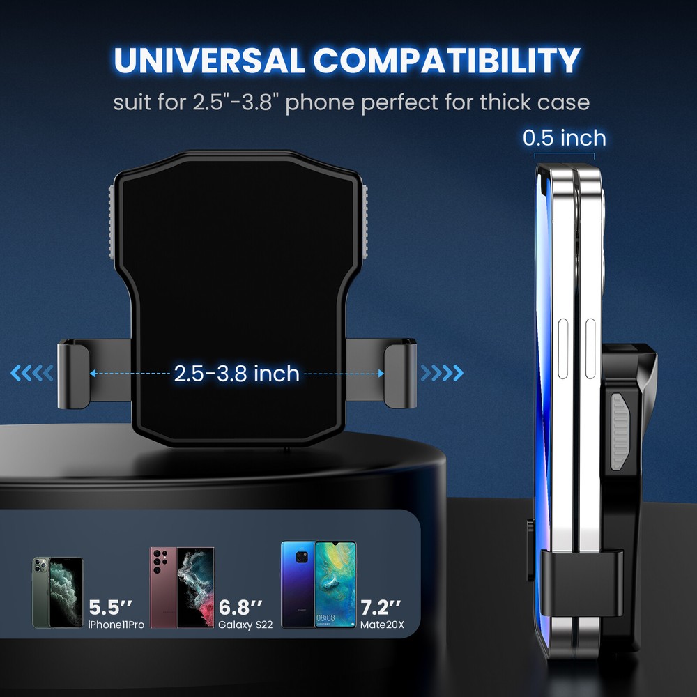 Eyoyo Bluetooth Back Clip Barcode Scanner for Phone,1D 2D QR Code UPC EAN Reader
