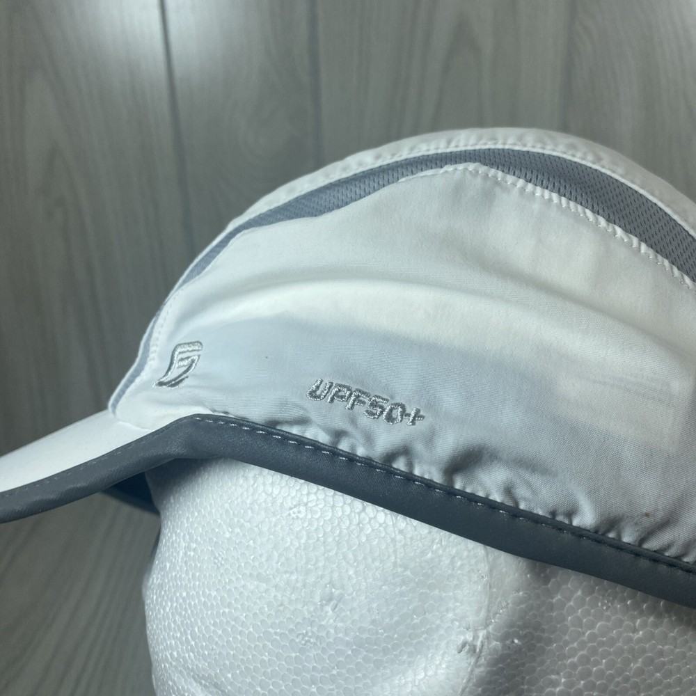 GADIEMKENSD Reflective Folding Outdoor Hat Unstructured Adjustable White Cap