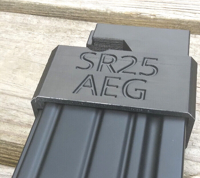 Airsoft JG SR25 AEG Odin Speedloader Adapter (Black)