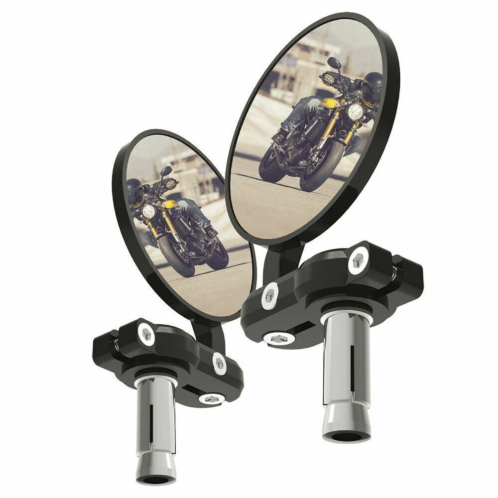 OXFORD BAR END MIRROR - BLACK OX577