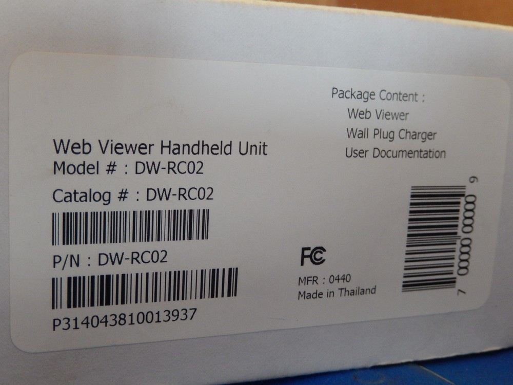 EDGE TECH WEB VIEWER POCKETSURFER DW RC02 ~ NEW OPEN BOX