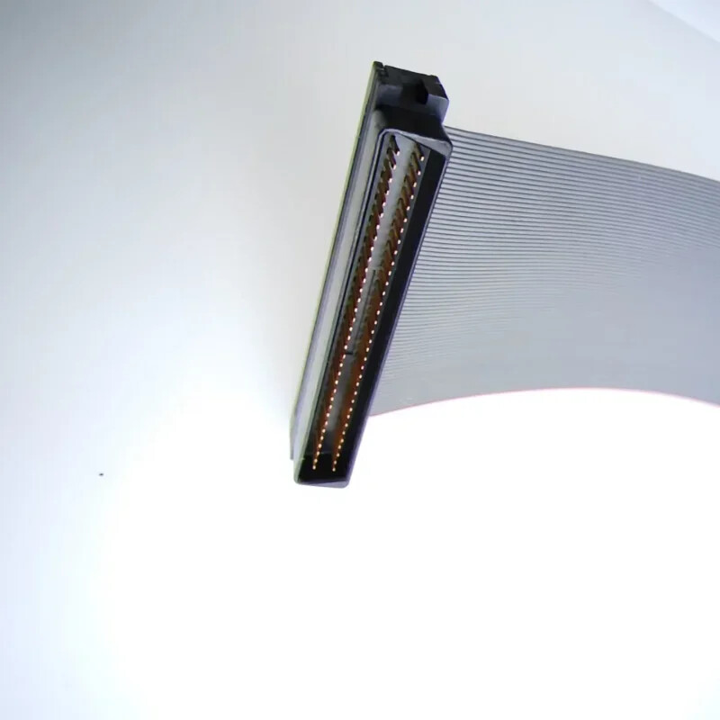 Computer SCSI P 68Pin Cabinet Hard Disk Array Data Cable Bracket FM Flexible