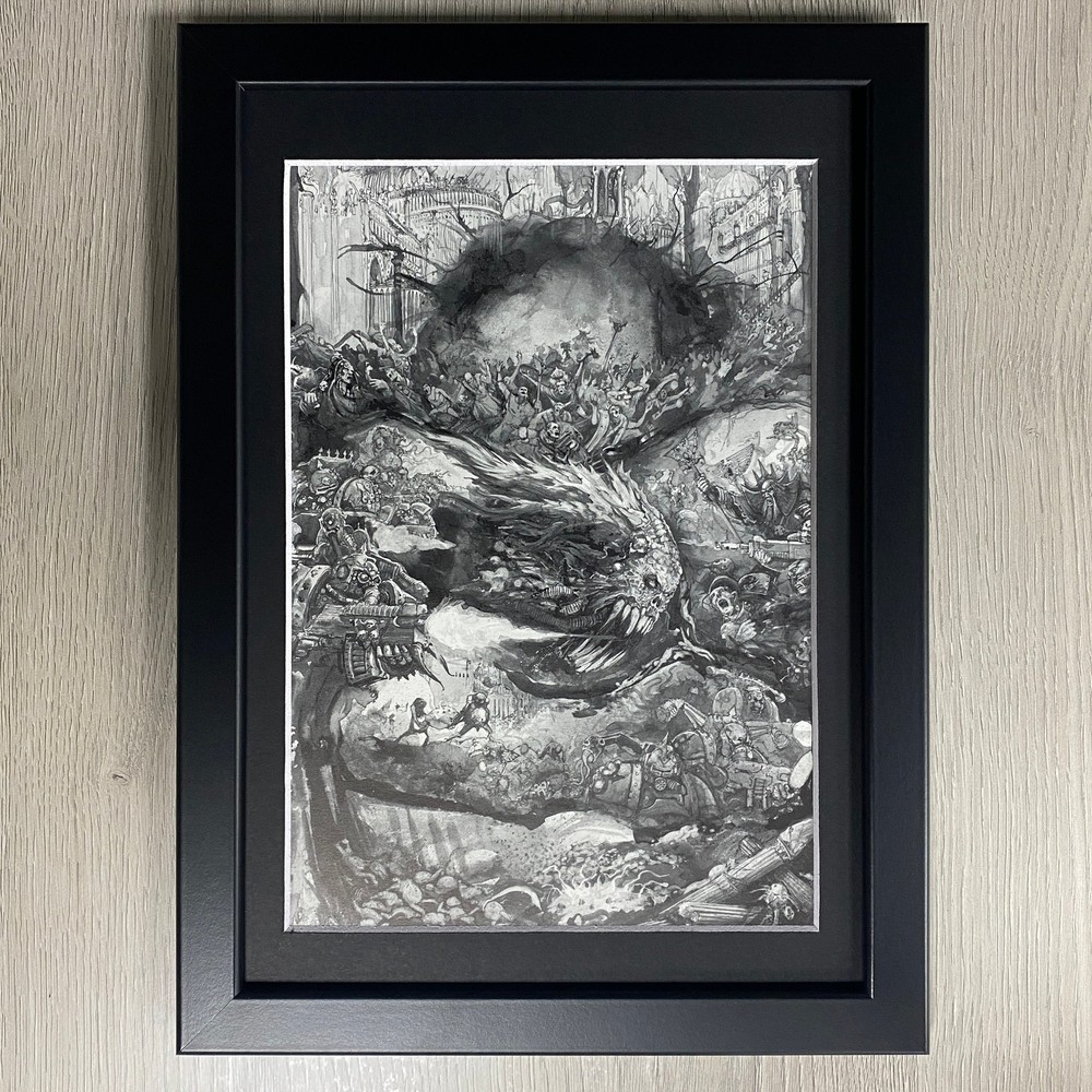 FRAMED CHAOS ART. WARHAMMER 40,000 40K