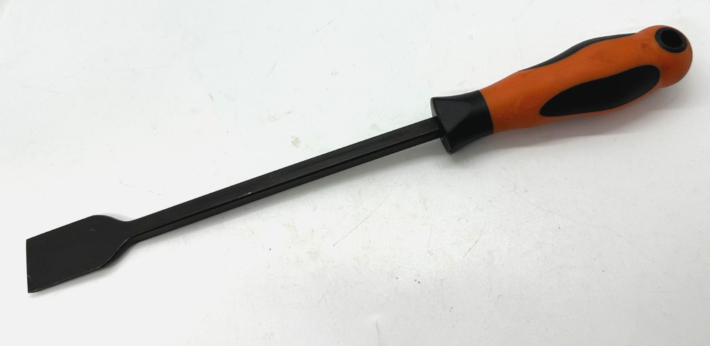 Matco Tools 12" Long Rigid Blade 1” Gasket Carbon Scraper Screwdriver Orange