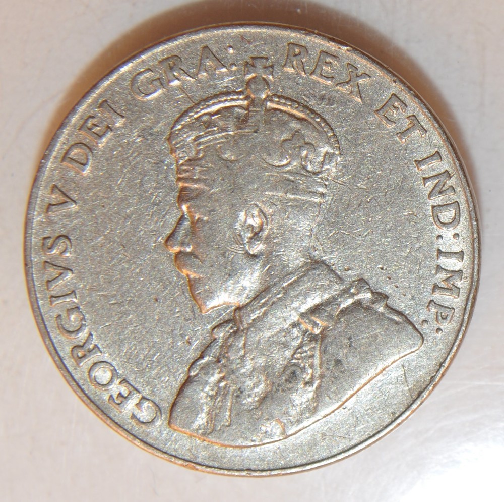 1927 Canada five cent