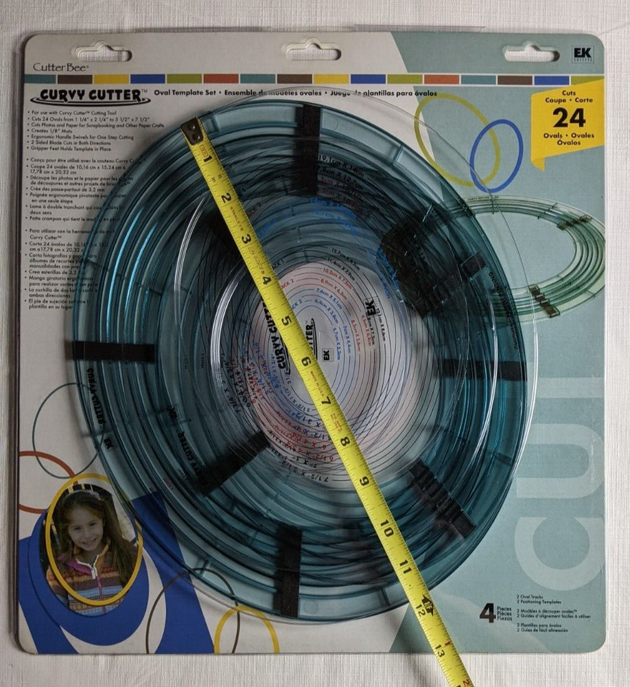 Cutter Bee Curvy Cutter Circle Cutter Set & Oval Template