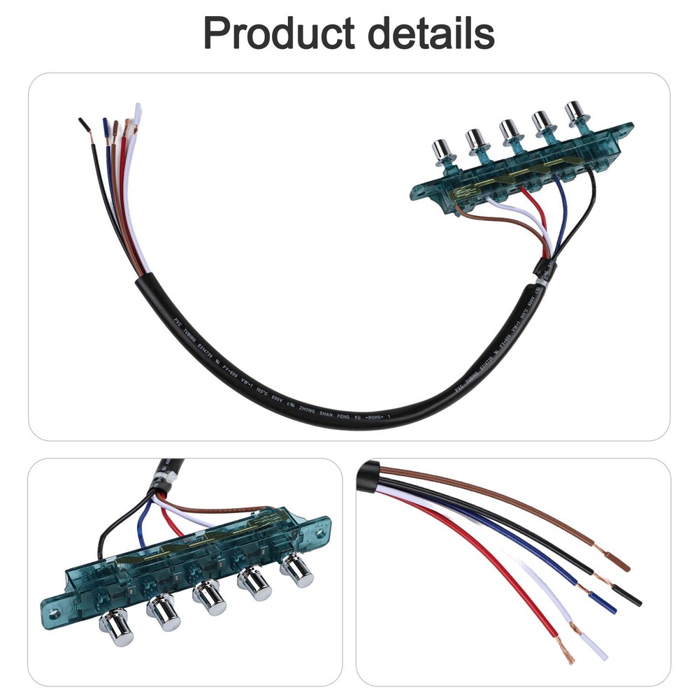 Range Hood Control Panel 5 Button Switch for Enhanced Operation in Kitchens