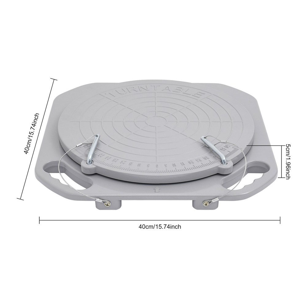 2 x Car Wheel Front End Alignment Turn Plates Alignment Turntable Plate Tool